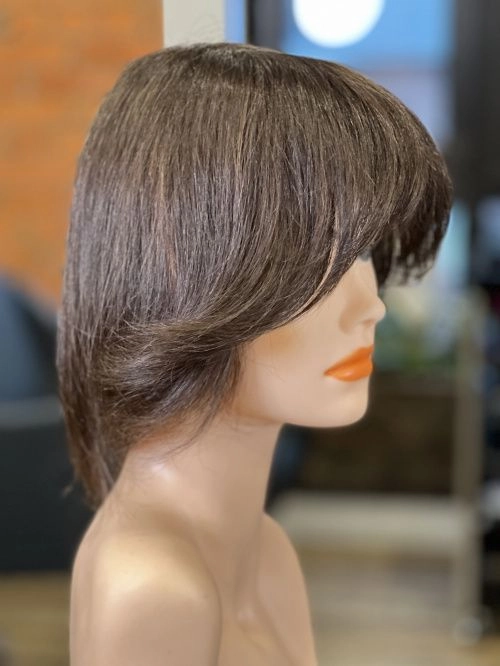 Челка удлиненная из натуральных волос